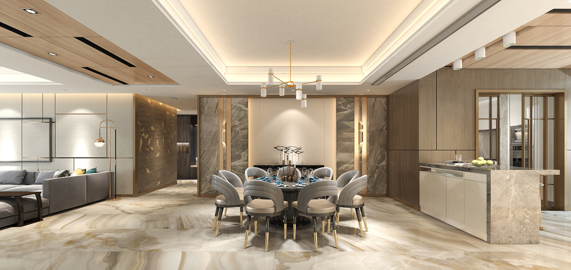 Jak oświetlić salon z aneksem kuchennym?