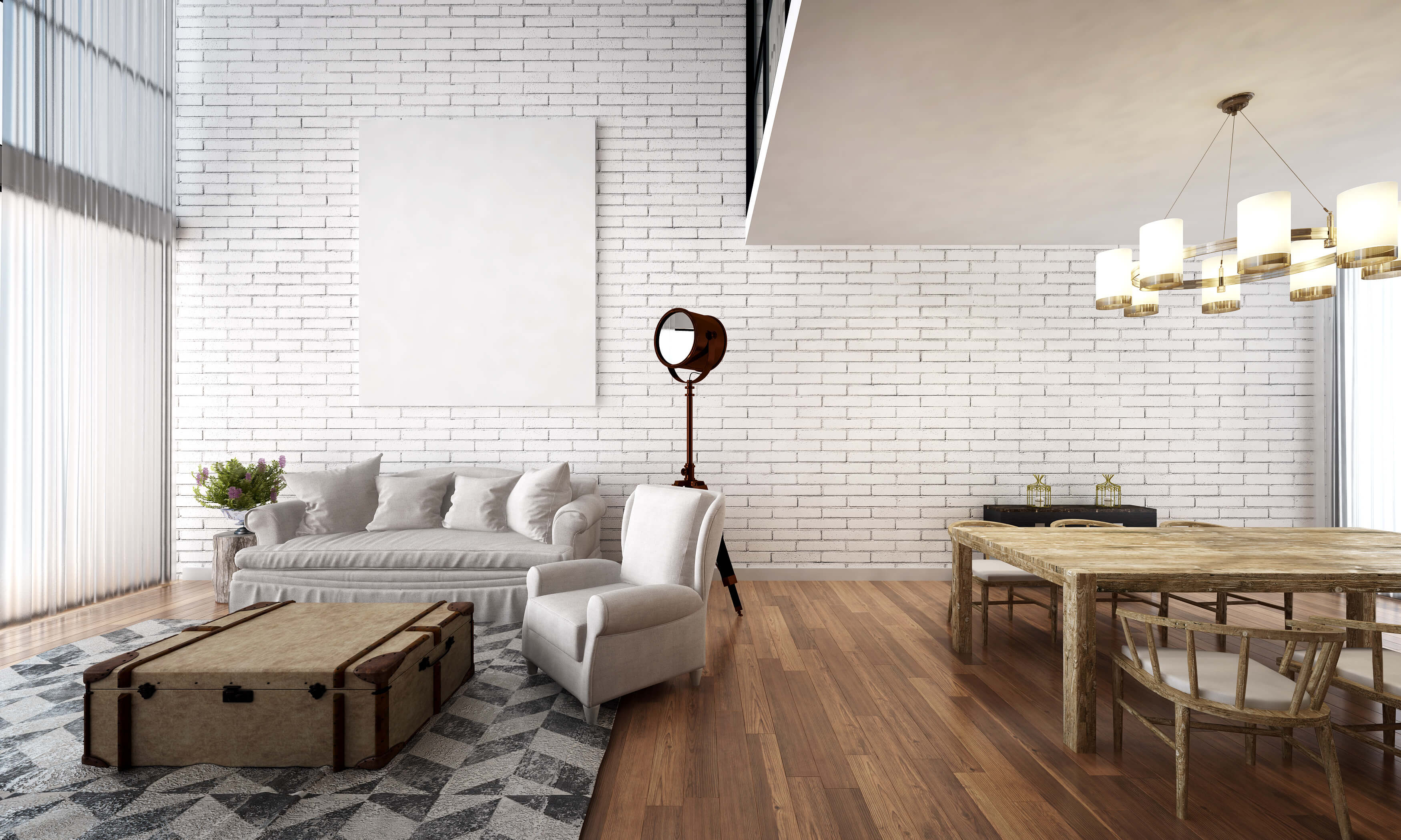 Oświetlenie ściany z cegły – propozycje od ePlafoniera.pl