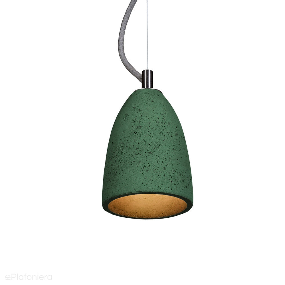 Betonowa lampa wisząca - nowoczesna industrialna, do salonu (1xE27) (Febe 15) Loftlight
