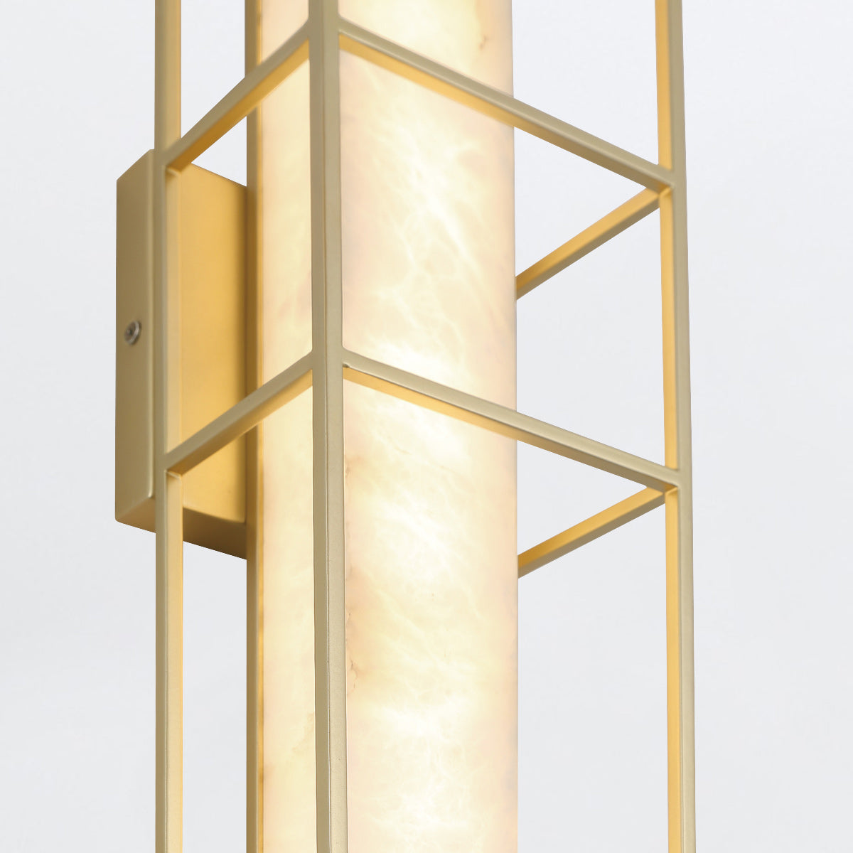 Duży kinkiet Blakley - 1 źródło światła - Szczotkowane złoto, Eurofase - ePlafoniera.pl