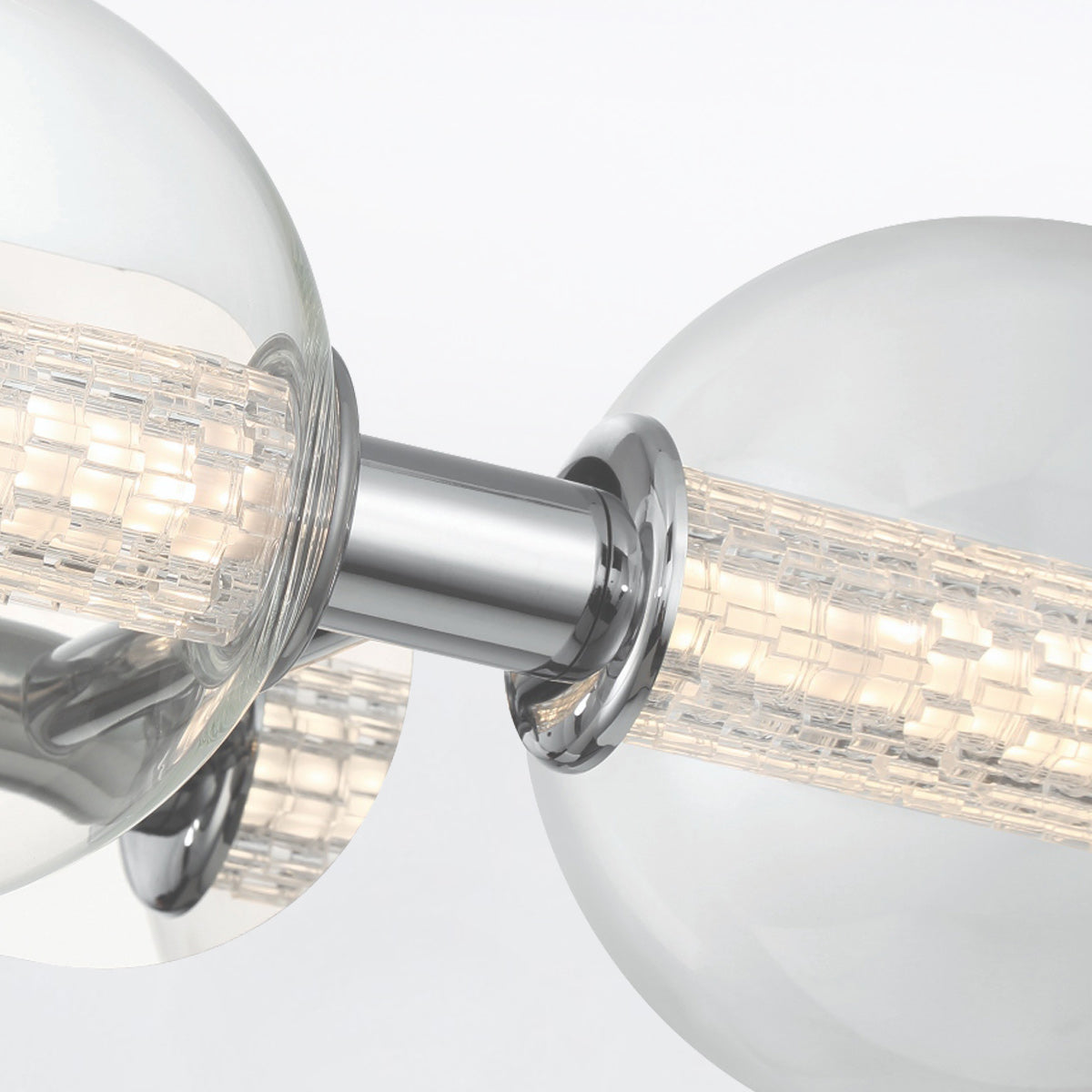 Kinkiet Atomo - 3 źródła światła - Polerowany chrom, Eurofase - ePlafoniera.pl