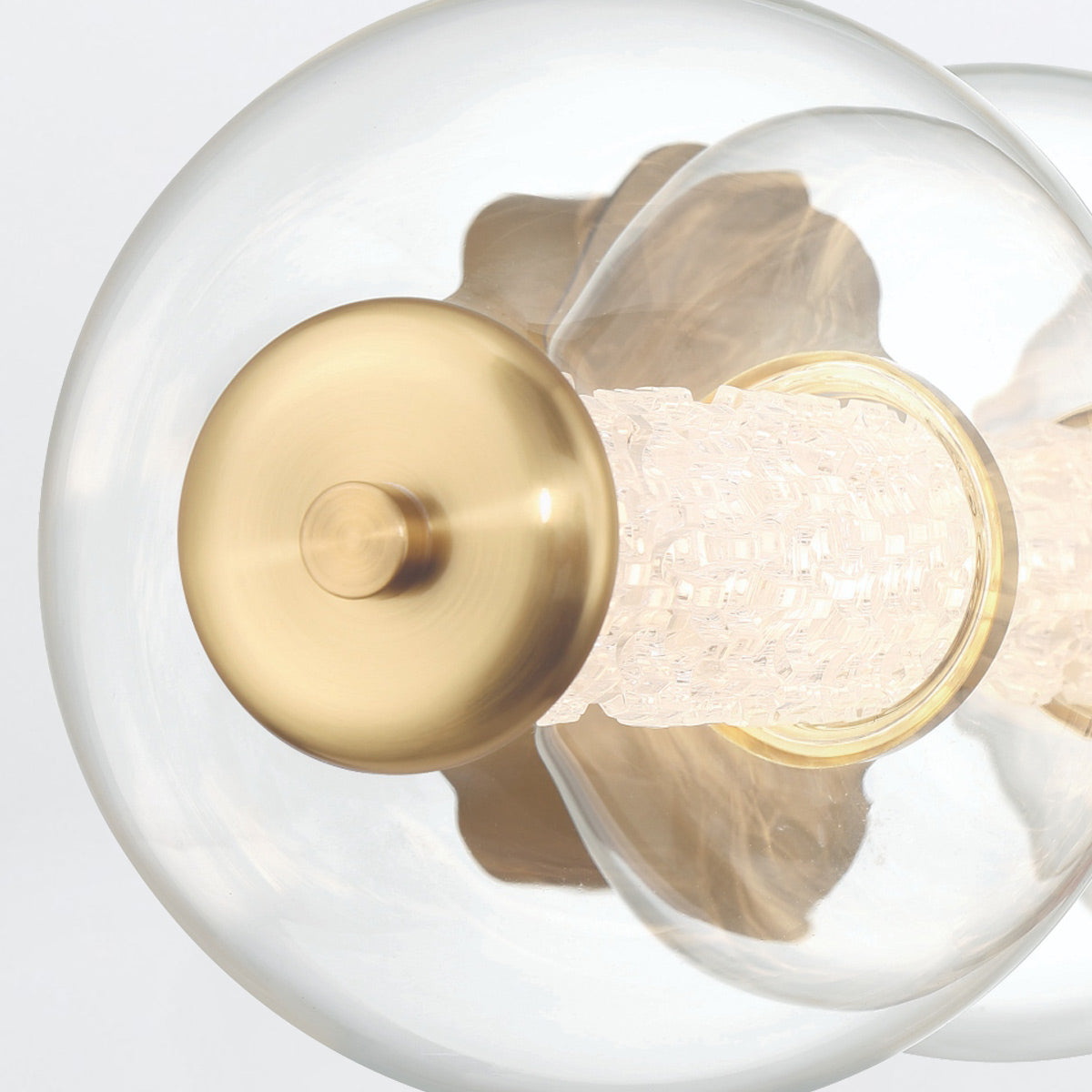 Kinkiet Atomo - 4 źródła światła - Szczotkowane złoto, Eurofase - ePlafoniera.pl