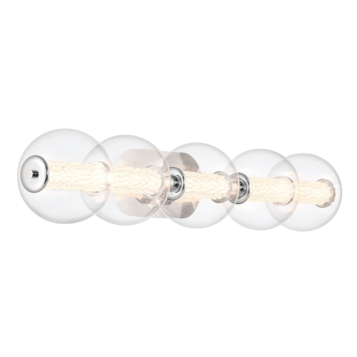 Kinkiet Atomo - 5 źródeł światła - Polerowany chrom, Eurofase - ePlafoniera