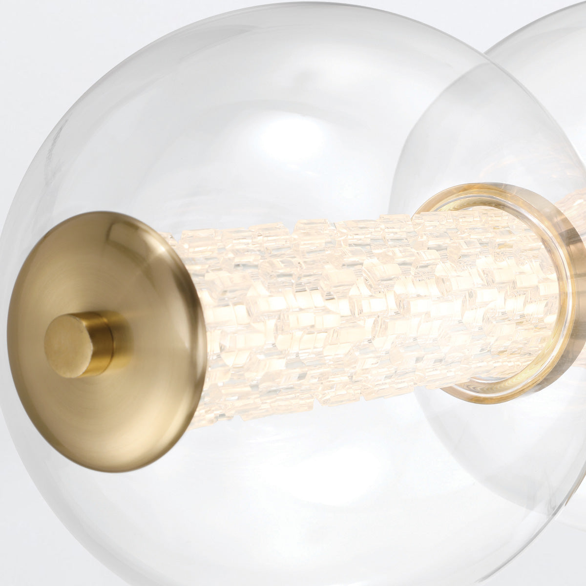 Kinkiet Atomo - 5 źródeł światła - Szczotkowane złoto, Eurofase - ePlafoniera.pl