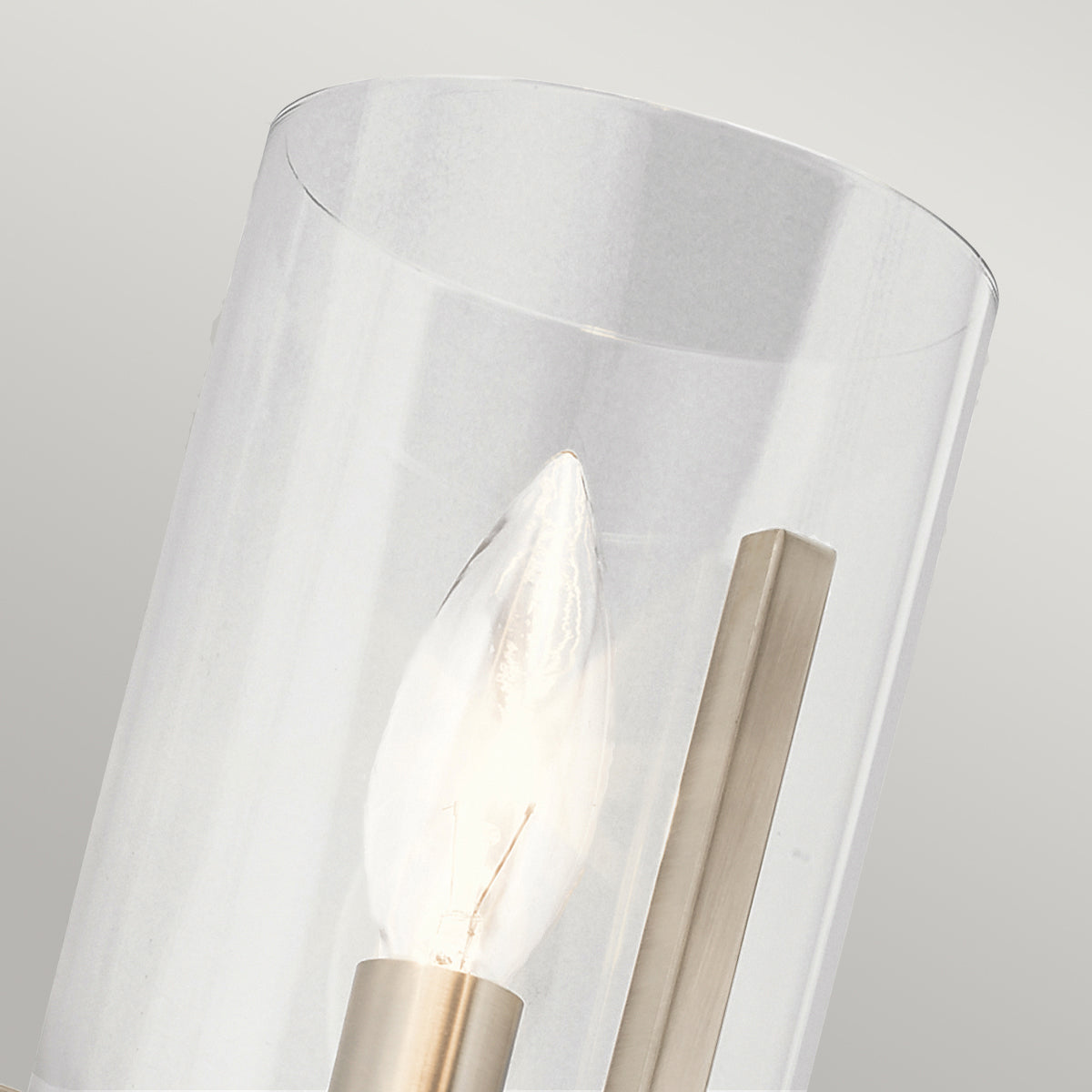 Kinkiet Nye - 1 źródło światła - Klasyczny pewter, Kichler - ePlafoniera.pl