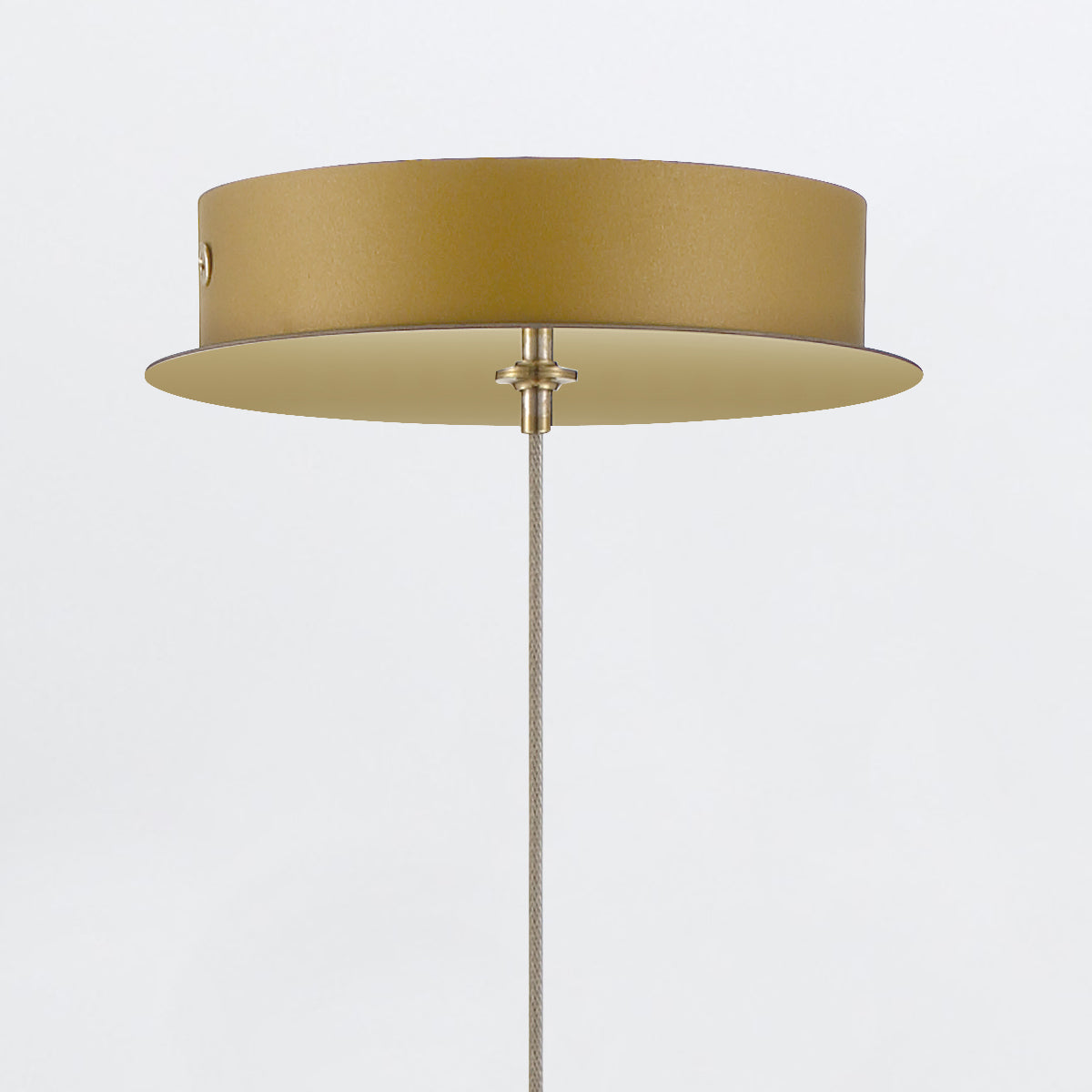 Lampa wisząca Atomo - 1 źródło światła - Szczotkowane złoto, Eurofase - ePlafoniera.pl