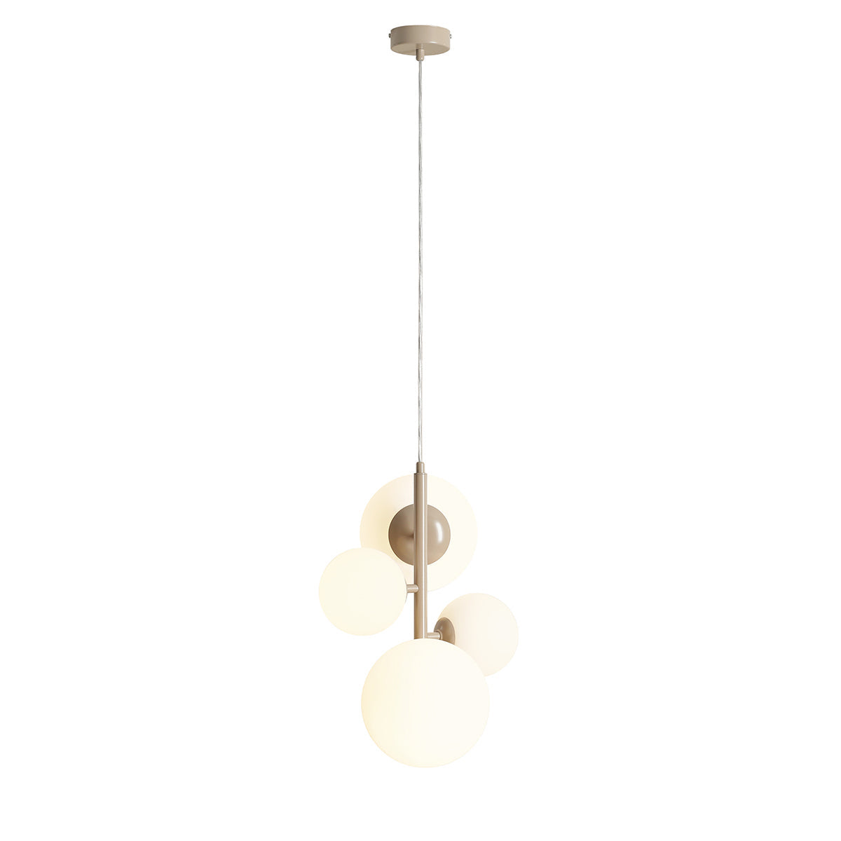 Lampa wisząca Bloom 4 Colours: Red Wine, Beige i Mustard - Aldex