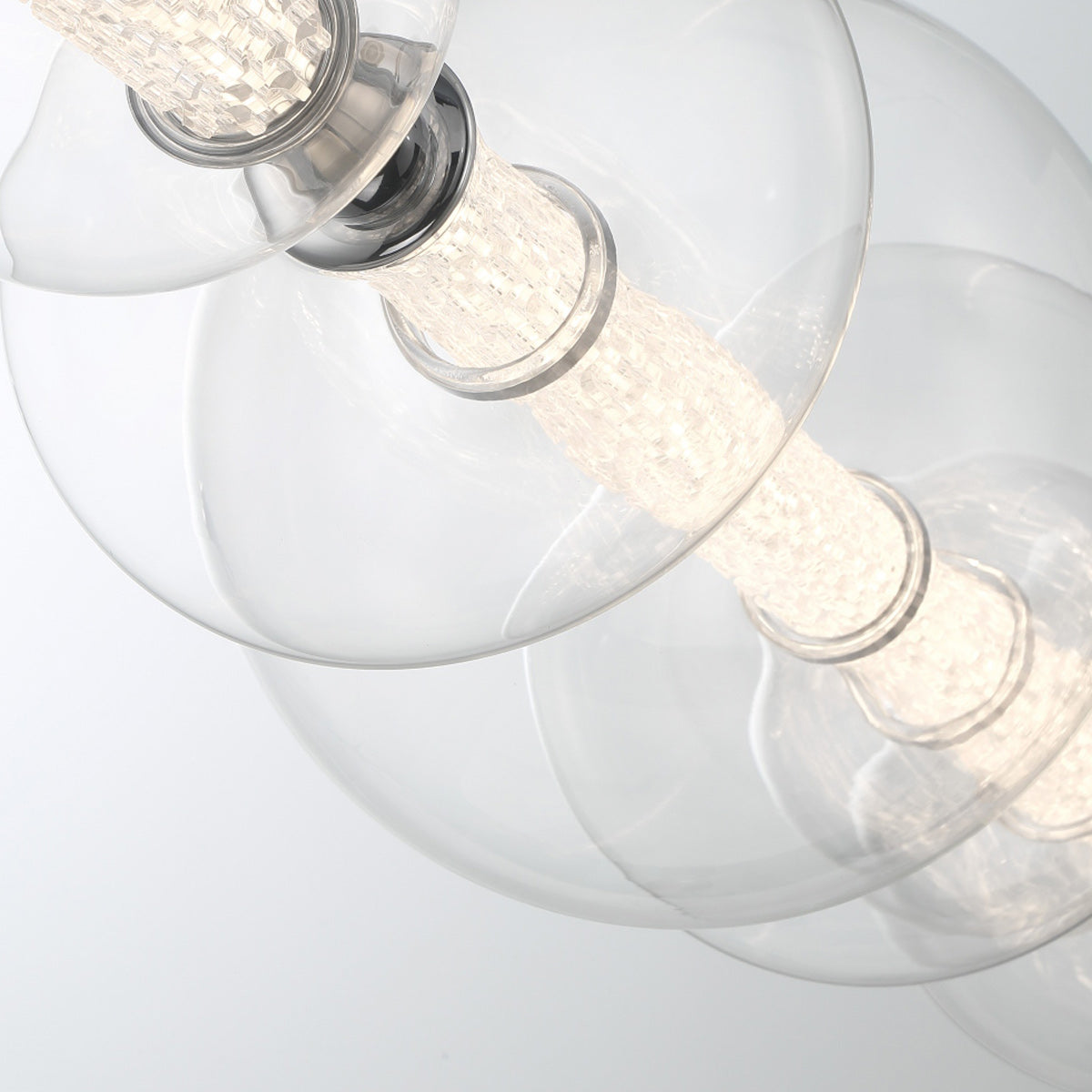 Lampa wyspowa Atomo - 7 źródeł światła - Polerowany chrom, Eurofase - ePlafoniera.pl