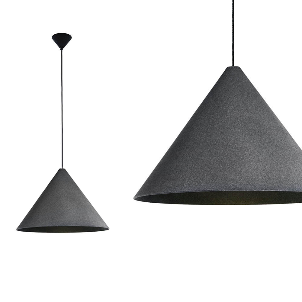 Metalowa lampa wisząca - zamsz, do salonu sypialni (30/45/60cm 1xE27) (Konko Velvet) Loftlight