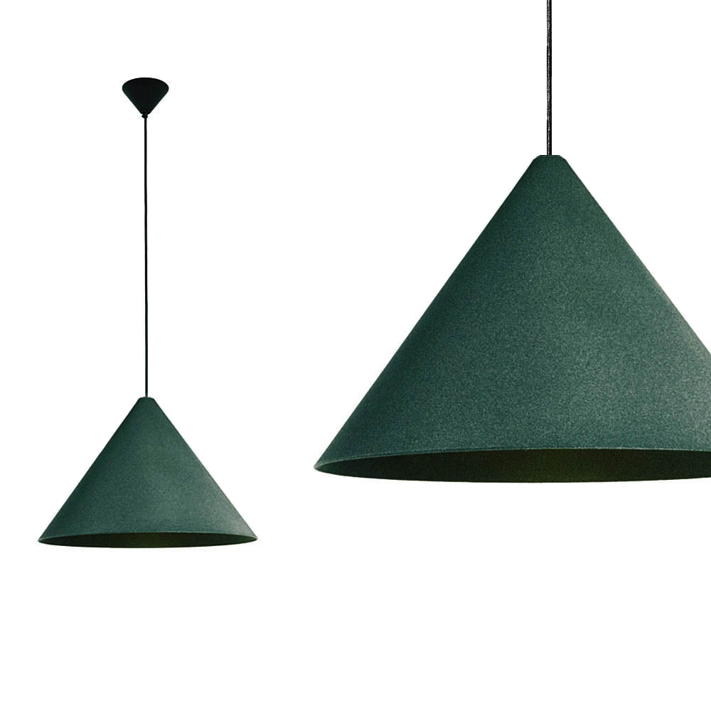 Metalowa lampa wisząca - zamsz, do salonu sypialni (30/45/60cm 1xE27) (Konko Velvet) Loftlight