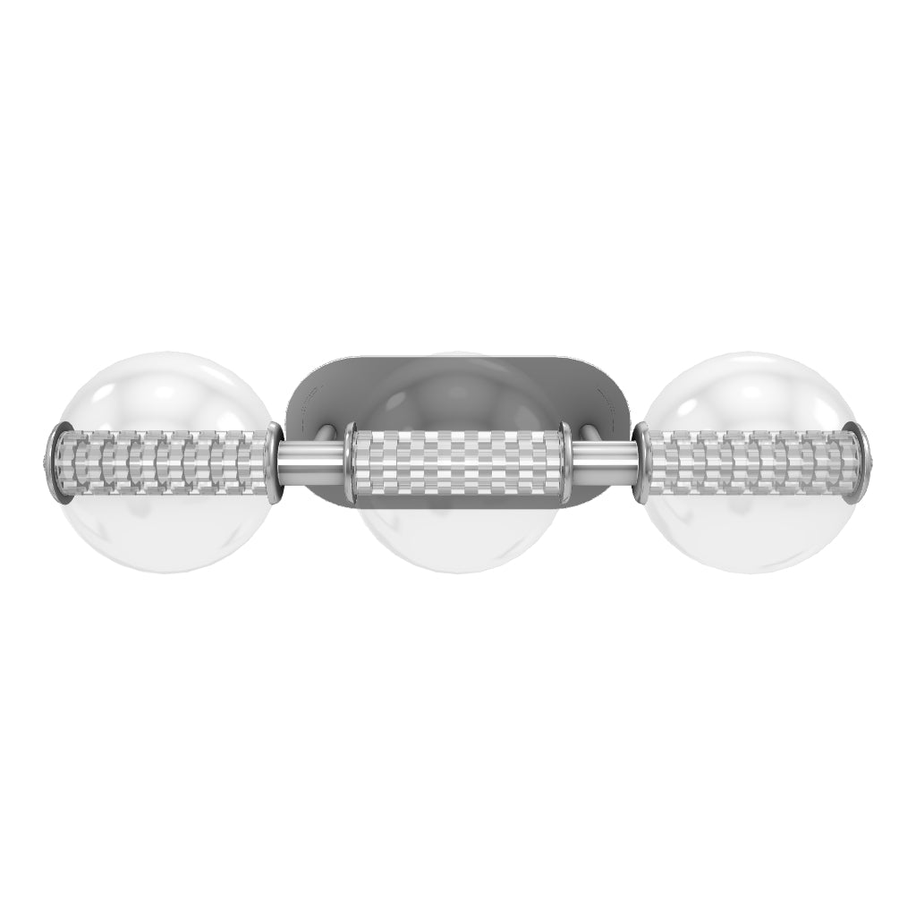 Kinkiet Atomo - 3 źródła światła - Polerowany chrom, Eurofase