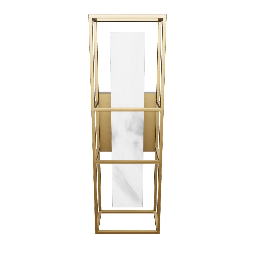 Średni kinkiet Blakley - 1 źródło światła - Szczotkowane złoto, Eurofase