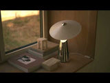 Taido | Lampa stołowa chrom z regulowanym kloszem, z włącznikiem | Design For The People