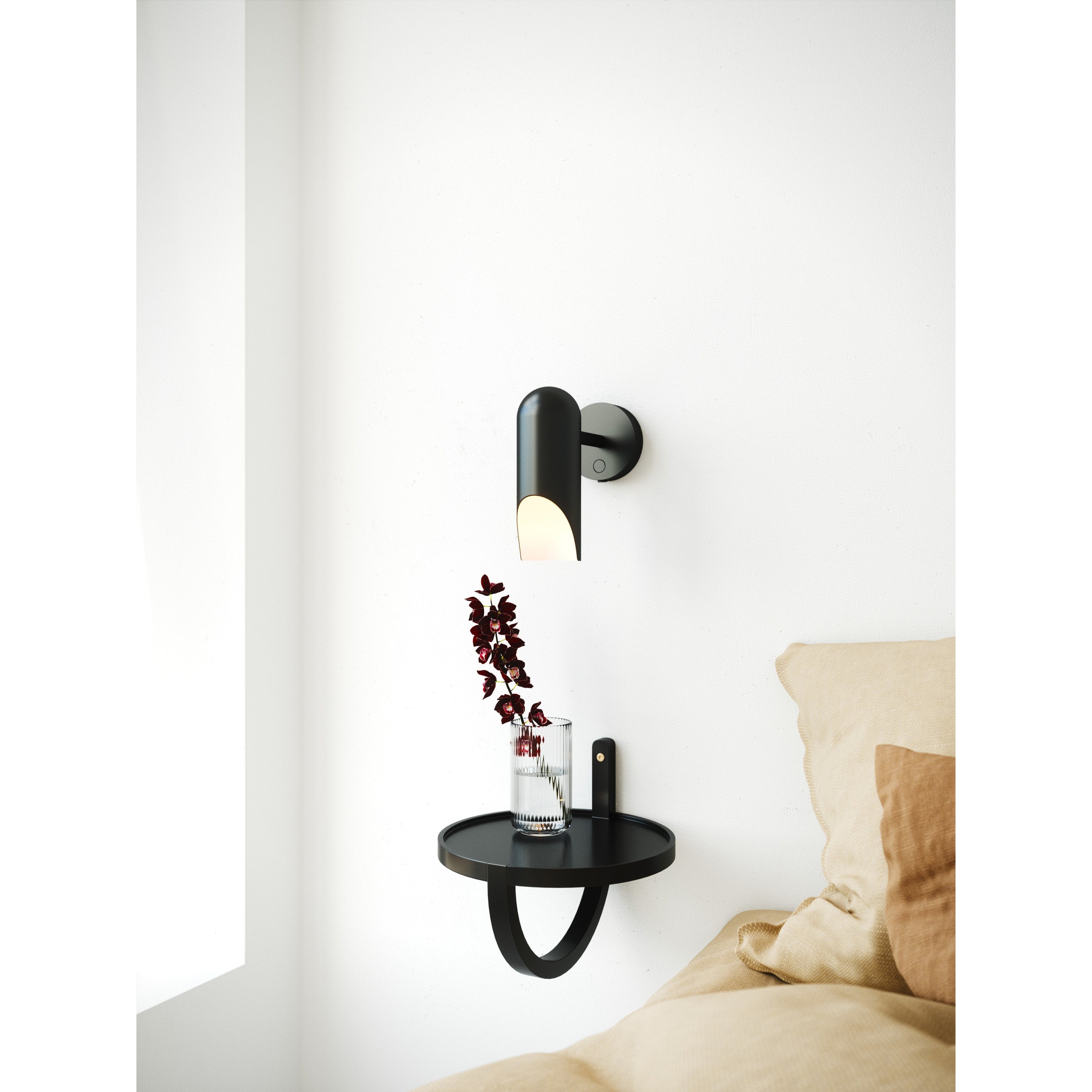 Rochelle | Wall light | Black, Design For The People - ePlafoniera