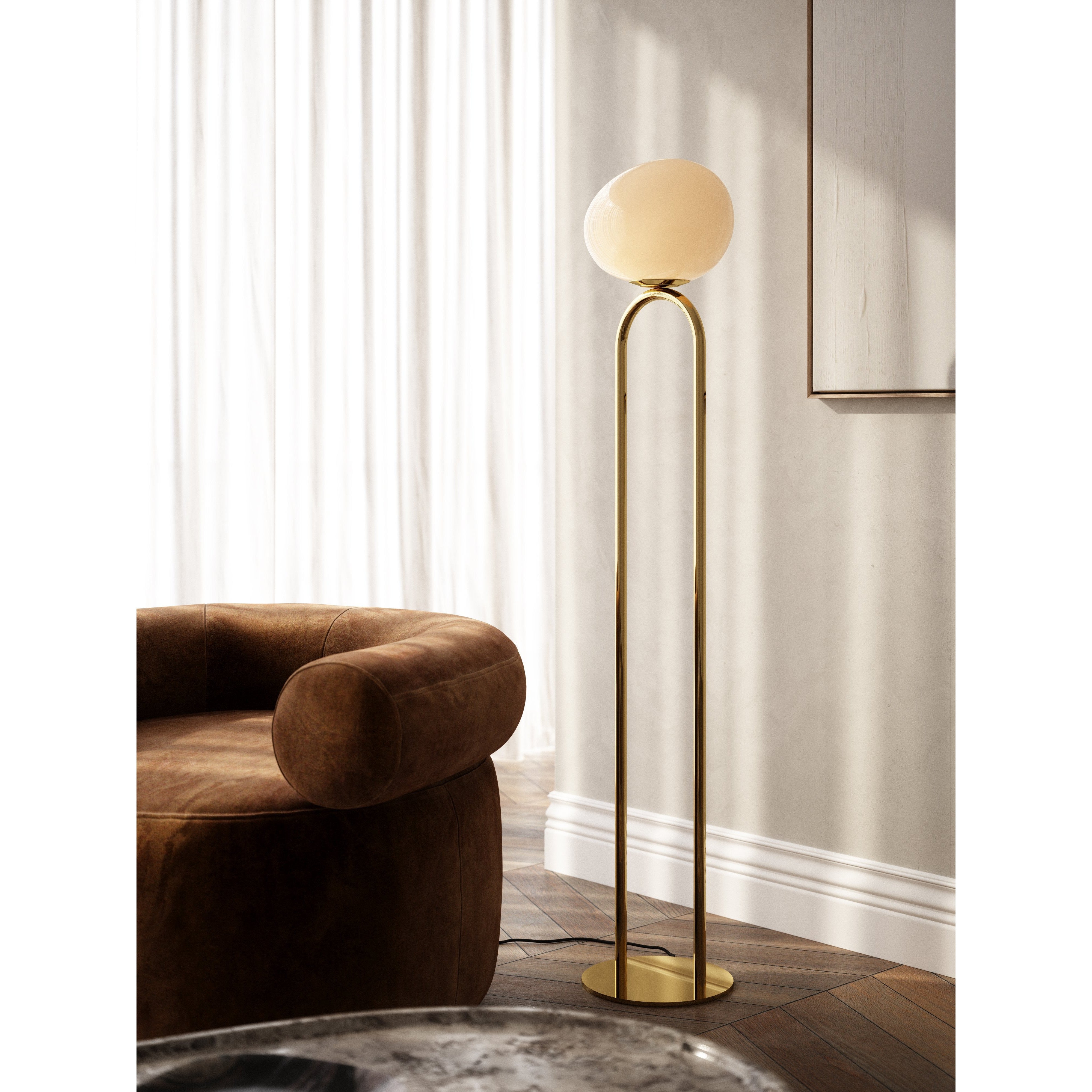 Shapes | Floor Lamp | Brass, Design For The People - ePlafoniera.pl