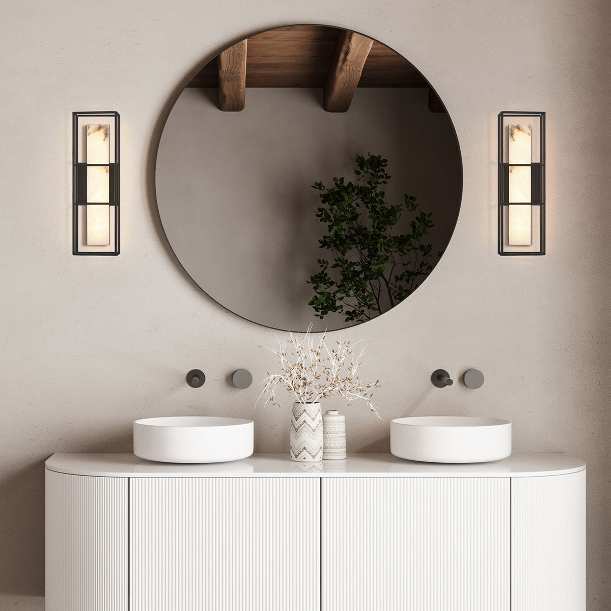 Średni kinkiet Blakley - 1 źródło światła - Matowa czerń, Eurofase - ePlafoniera.pl