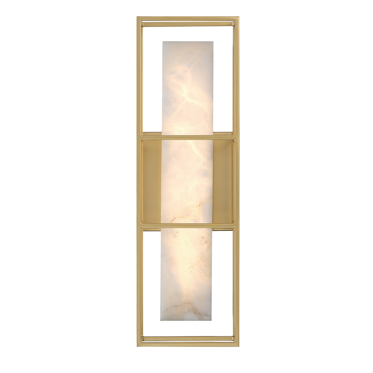 Średni kinkiet Blakley - 1 źródło światła - Szczotkowane złoto, Eurofase - ePlafoniera.pl