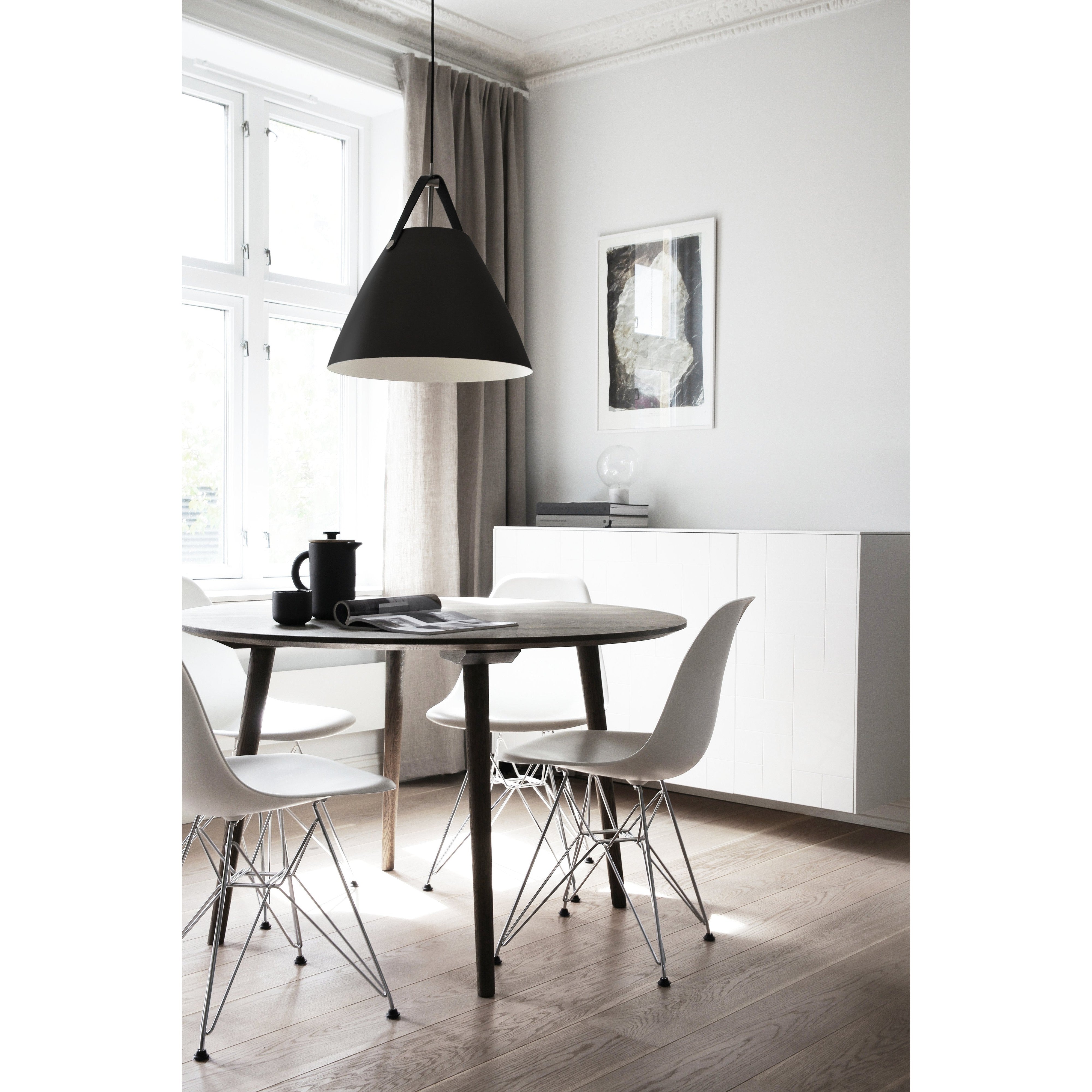Strap 36 | Pendant | Black, Design For The People - ePlafoniera.pl