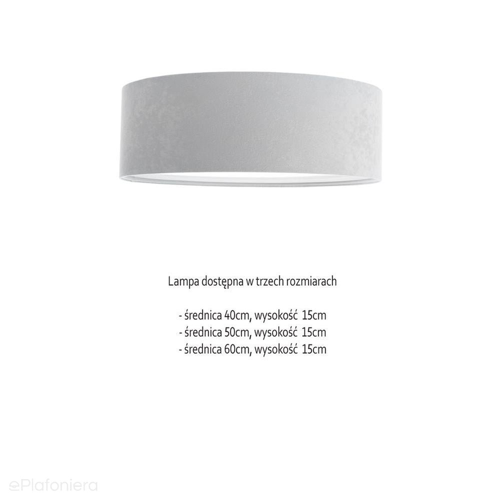 Welurowa lampa sufitowa gwiazdki - plafon abażur do salonu sypialni 2xE27 (090-111) ręcznie robiony