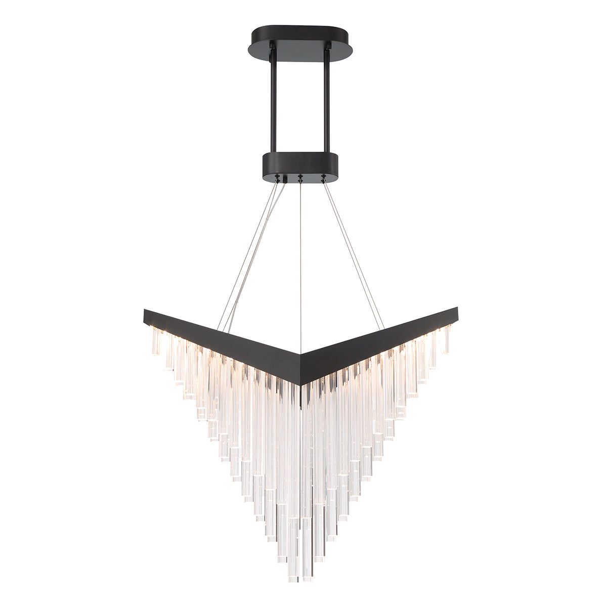 Żyrandol Vivien - Matowa czerń, Eurofase - ePlafoniera