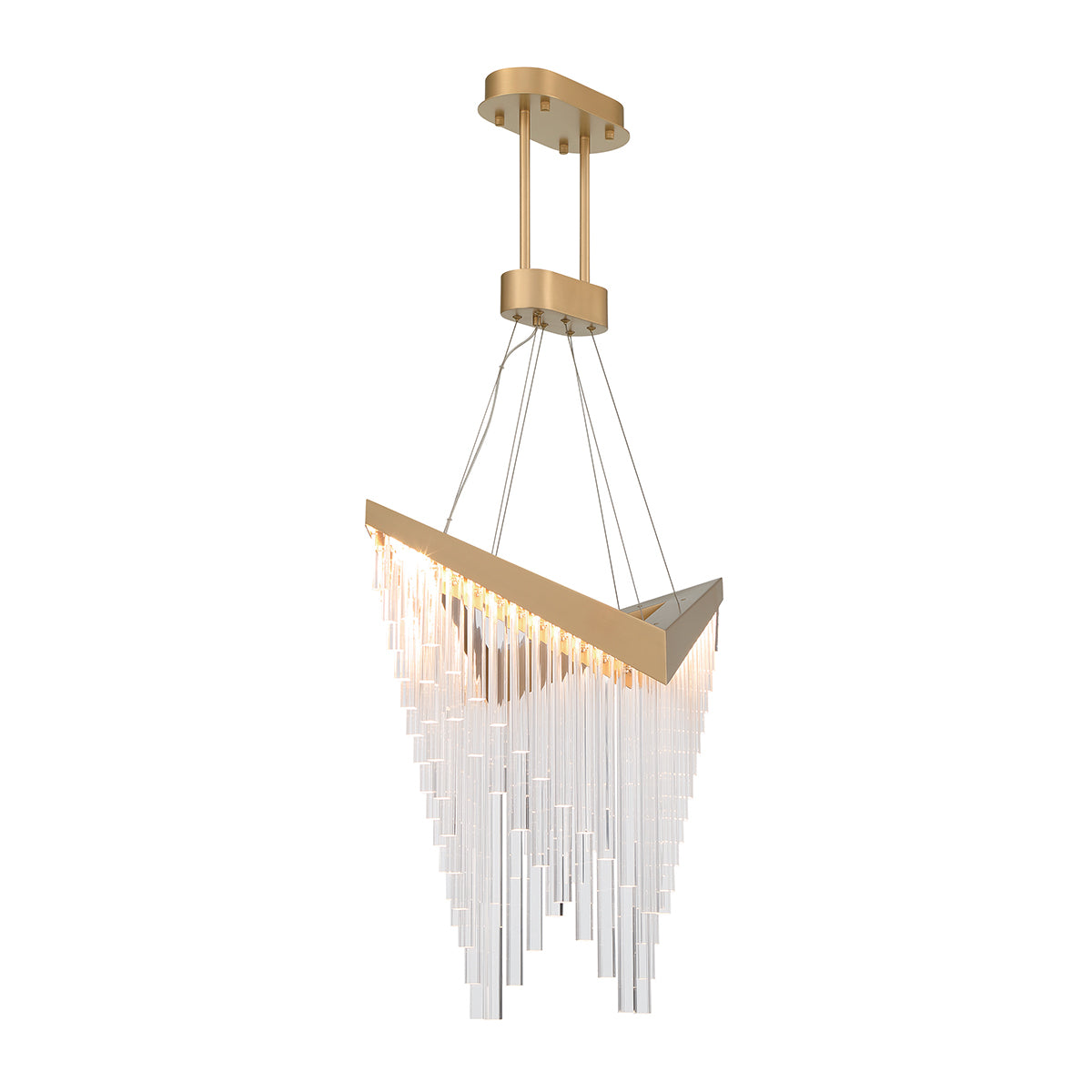 Żyrandol Vivien - Szczotkowane złoto, Eurofase - ePlafoniera.pl