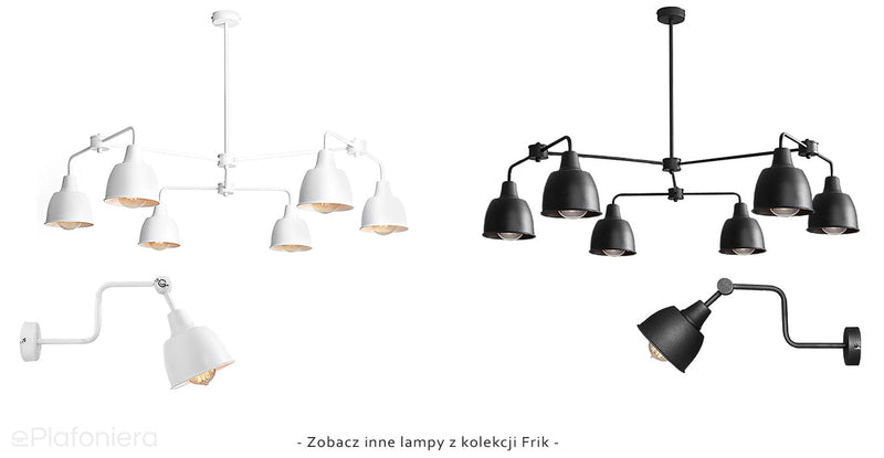 Biała regulowana lampa ścienna - kinkiet, 1xE27, Aldex (Frik) 991C2