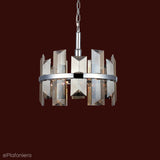 Luksusowy , kryształowy żyrandol - lampa wisząca chrom 4xE14, Lucea 1420-51-04 KANSAS - ePlafoniera
