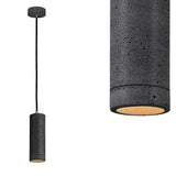 Betonowa lampa wisząca (21cm) - nowoczesna industrialna, do salonu sypialni kuchni (GU10, 5W) (Kalla 21) Loftlight