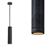 Betonowa lampa wisząca (31cm) - nowoczesna industrialna, do salonu sypialni kuchni (GU10, 5W) (Kalla 31) Loftlight