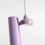 Modna lampa do kuchni, kolorowa metalowa, Como Lilac (Aldex)
