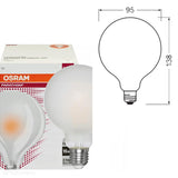 Żarówka LED E27 mleczna (G95, 11W/6,5W) (1521lm/806lm, 2700K) Osram/OSRPARL9107