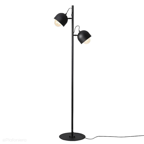 Czarna lampa stojąca industrialna, vintage do salonu (podłogowa 1xE27) Aldex (beryl) 976A1 - ePlafoniera