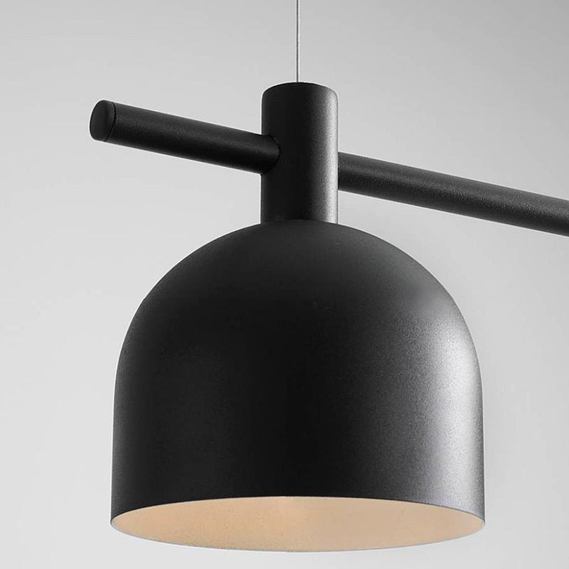Czarna lampa wisząca industrialna, vintage do salonu (żyrandol na listwie 3xE27) Aldex (beryl) 976E1 - ePlafoniera