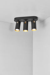Mimi 3-Spot | Ceiling Light | Black, Design For The People - ePlafoniera.pl