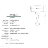 Nowojorska lampa stołowa Gatsby - Stiffel (oksydowany mosiądz)