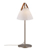 Strap 16 | Szklana lampa stołowa ze skórzanym paskiem do wyboru | Design For The People