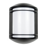 Czarna lampa oświetleniowa zewnętrzna pionowa, elewacyjna ogrodowa (1x E27) SU-MA (Telma)