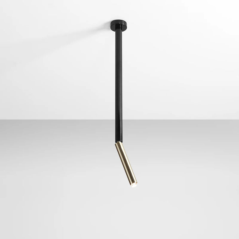 Czarna rurka spot 54cm, nowoczesna lampa sufitowa 1xG9, Aldex (stick) 1067PL/G1M