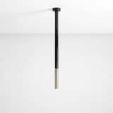 Czarna rurka spot 54cm, nowoczesna lampa sufitowa 1xG9, Aldex (stick) 1067PL/G1M