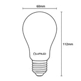 Żarówka LED E27 mleczna Filament (A60, 8W = 75W) (1055lm 4000K) Lumiled