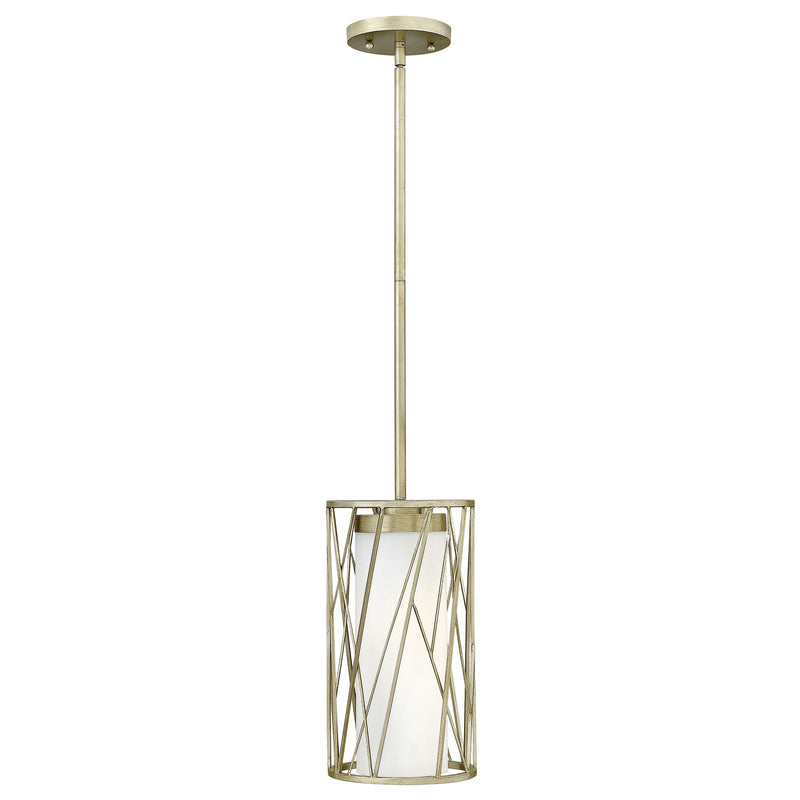 Metalowa lampa wisząca 21cm (płatki srebra) do salonu kuchni sypialni łazienki (1xE27) Hinkley (Nest)