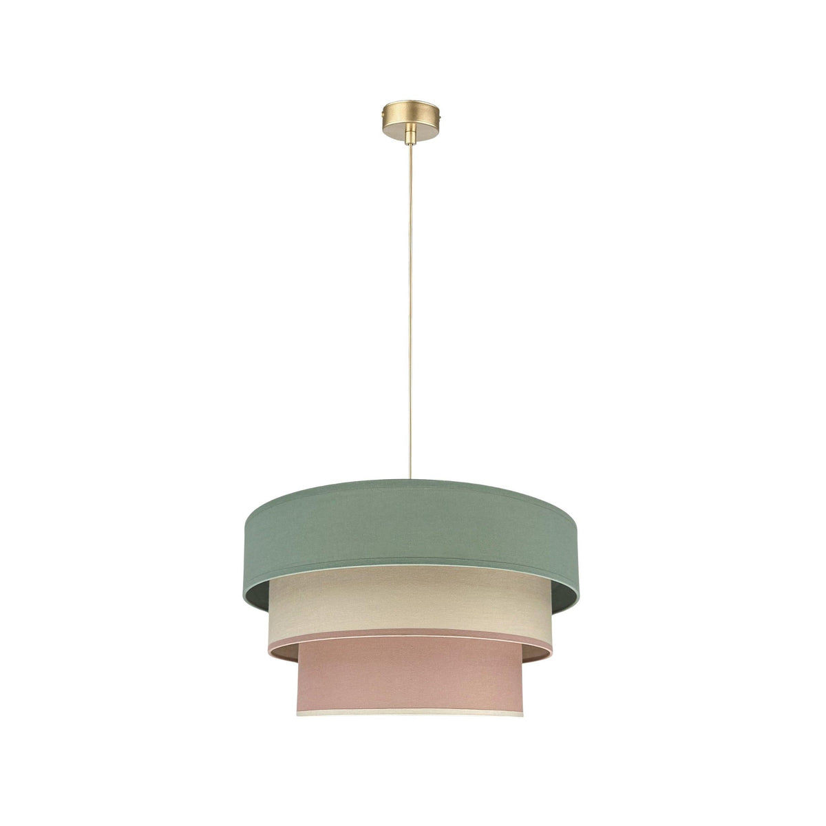 Narla – trzywarstwowa lampa wisząca w pastelowych kolorach Ø45