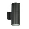 Kinkiet zewnętrzny (czarny/szary) (tuba spot 27cm, 2x E27) lampa na zewnątrz, SU-MA (Adela) 7001