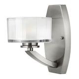 Klasyczna lampa ścienna Meridian (szczotkowany nikiel) - Hinkley (LED / G9 1x4W)