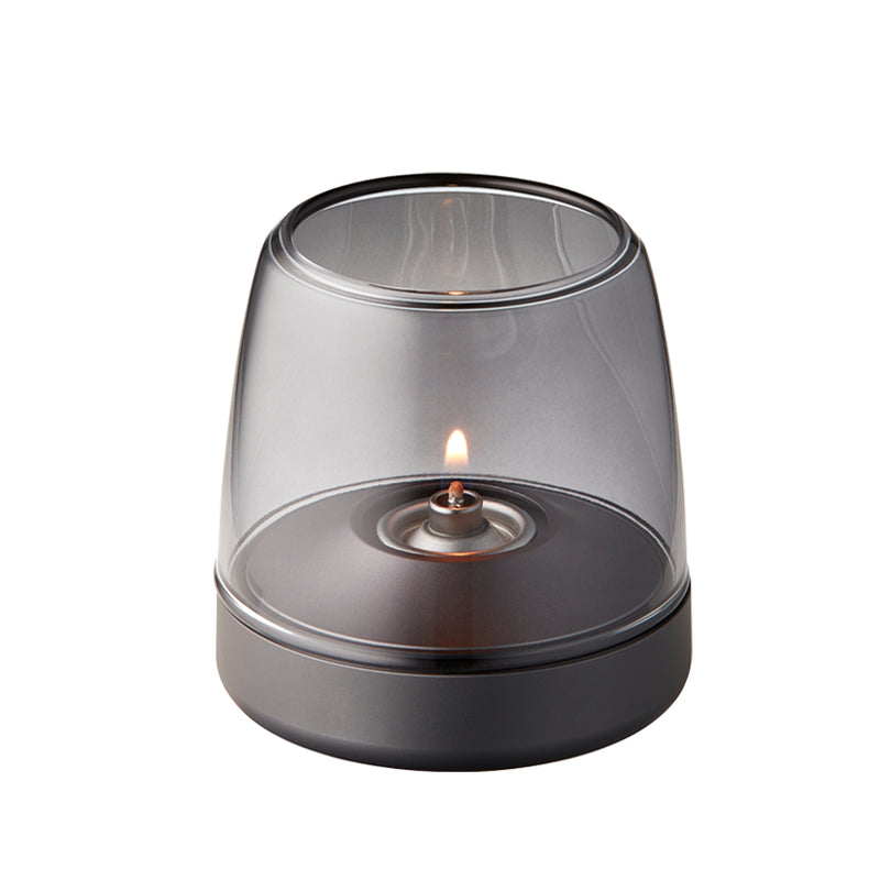 Kooduu Glow 10 Smoked Grey - Lampa stołowa / świecznik (do wewnątrz i na zewnątrz)