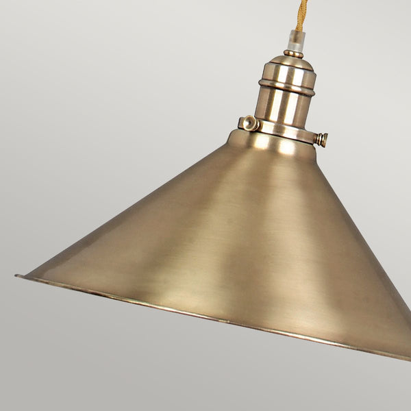 Mosiężna lampa wisząca Provence - Elstead (stary mosiądz, 37cm, 1xE27)