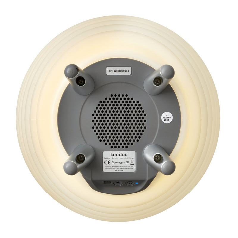 Kooduu - Przenośna lampa LED Synergy 50 / cooler z głośnikiem Bluetooth