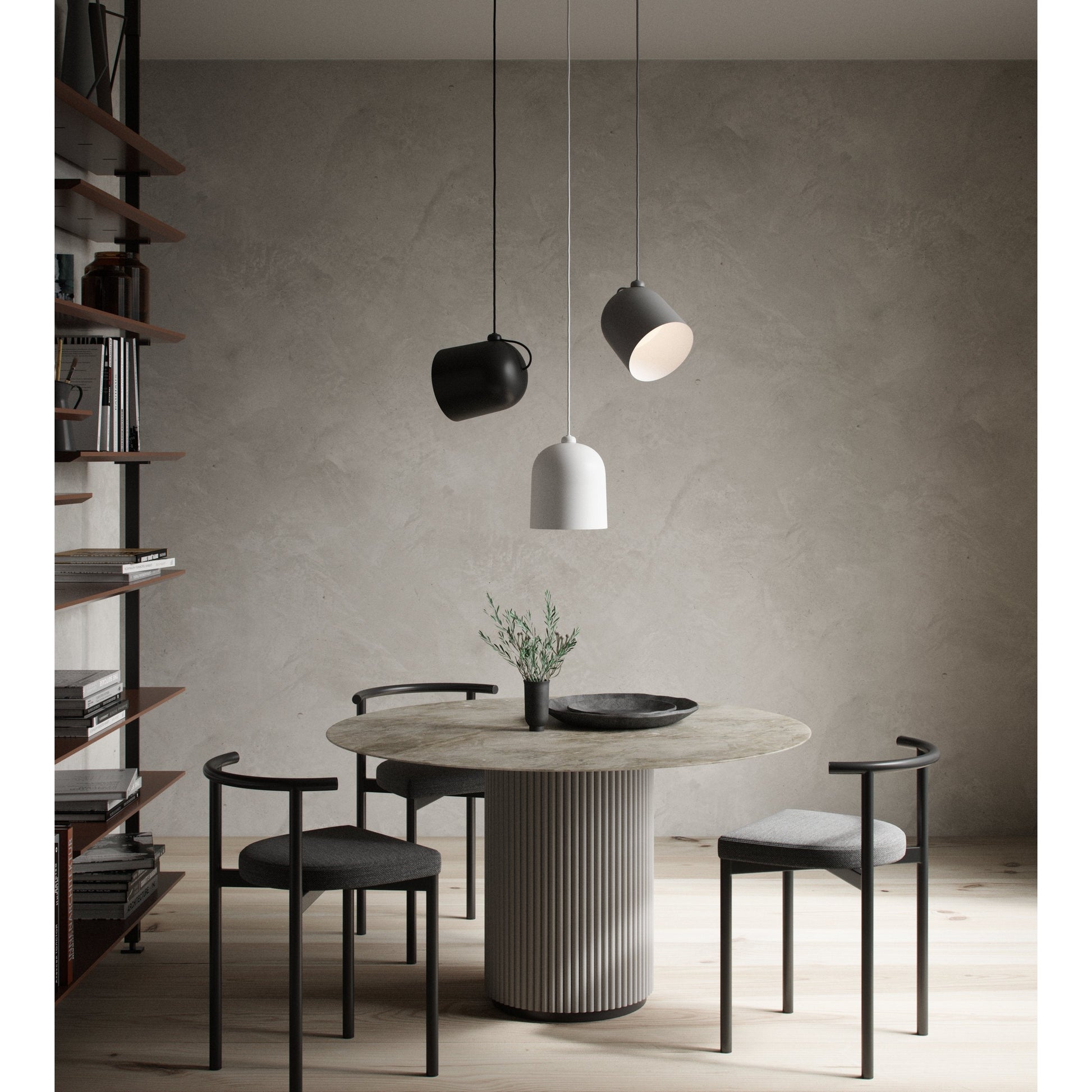 Angle E27 | Pendant | White/Telegrey, Design For The People - ePlafoniera