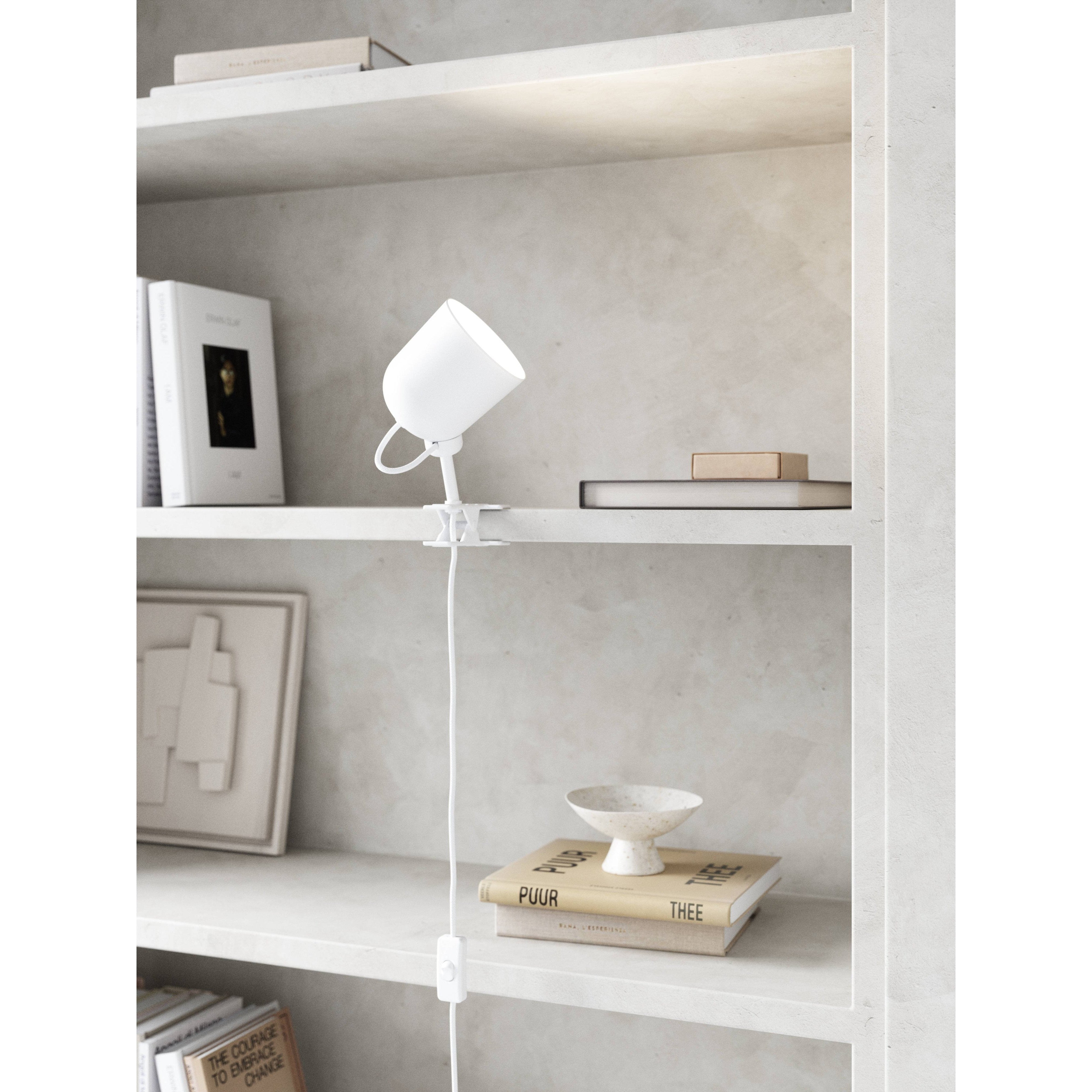 Angle | Clamp Lamp | White/Telegrey, Design For The People - ePlafoniera