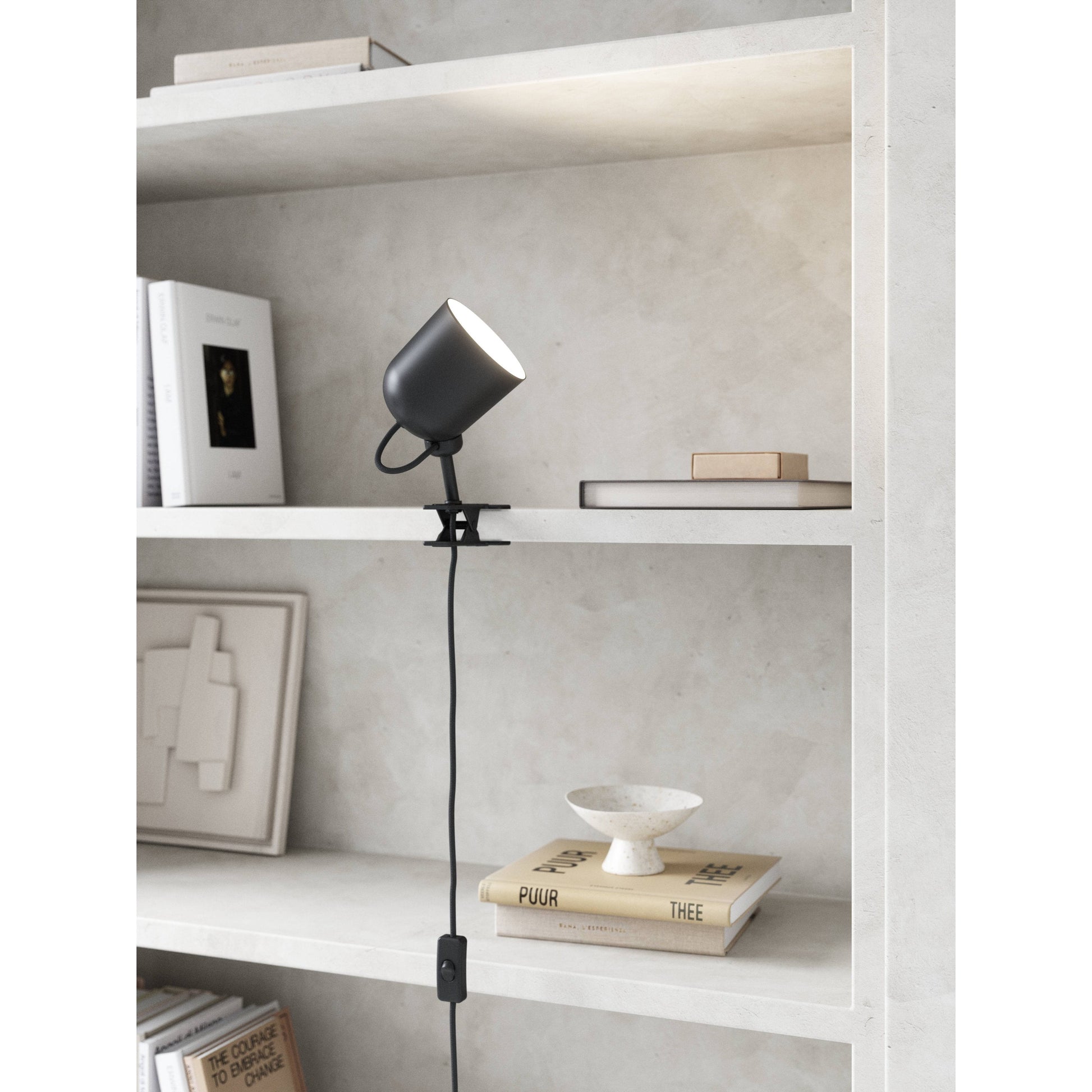 Angle | Clamp Lamp | Black, Design For The People - ePlafoniera